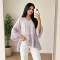 Lavender Embroidered Lace Top (M)