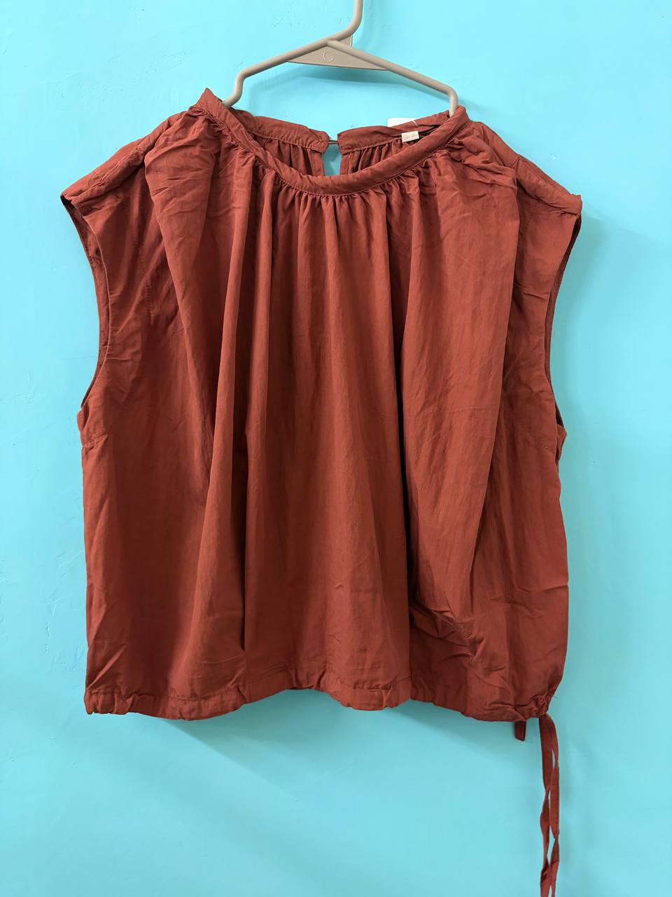 Rust Brown Sleeveless Top (M)