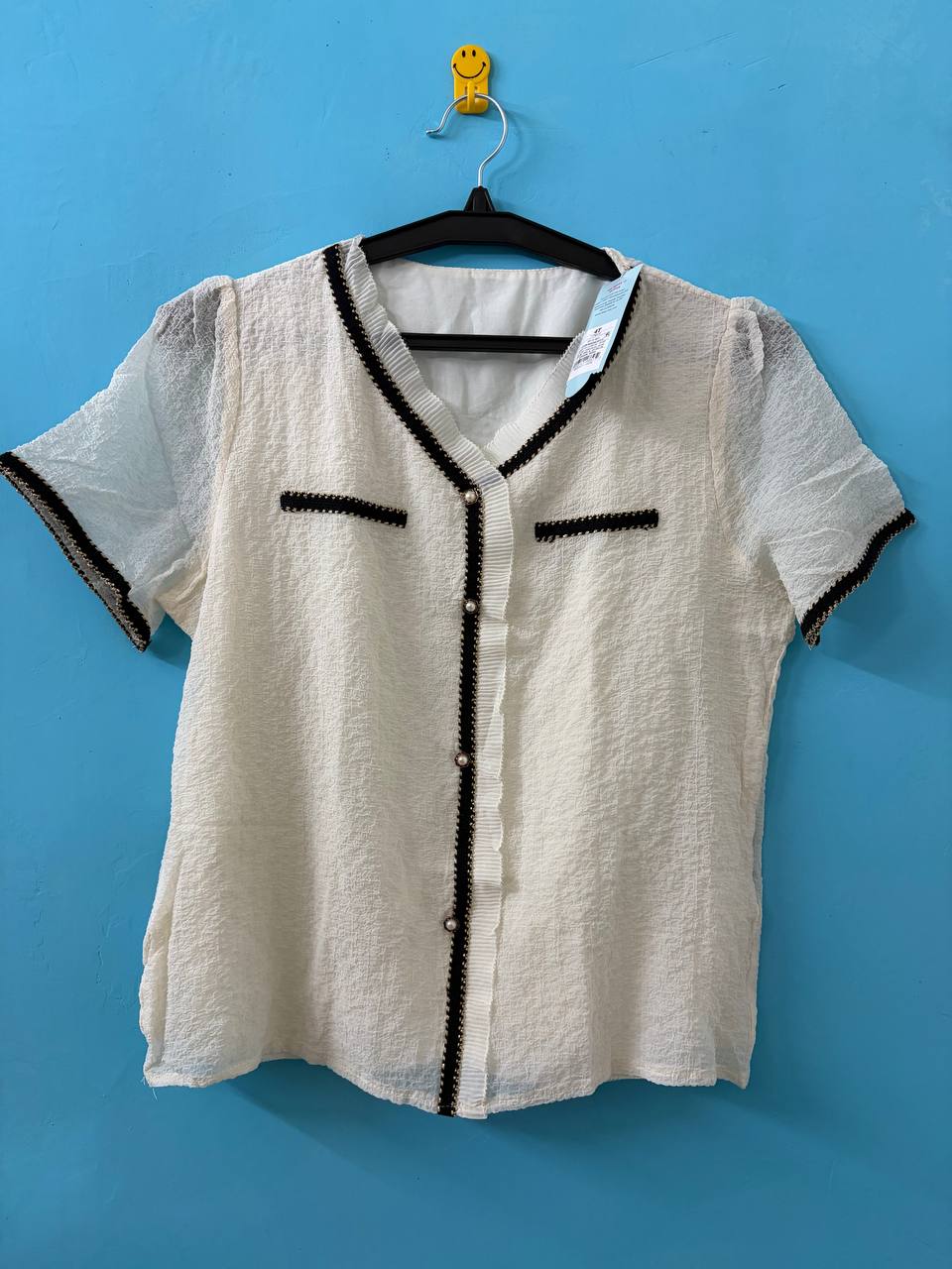 White Trim top (M)