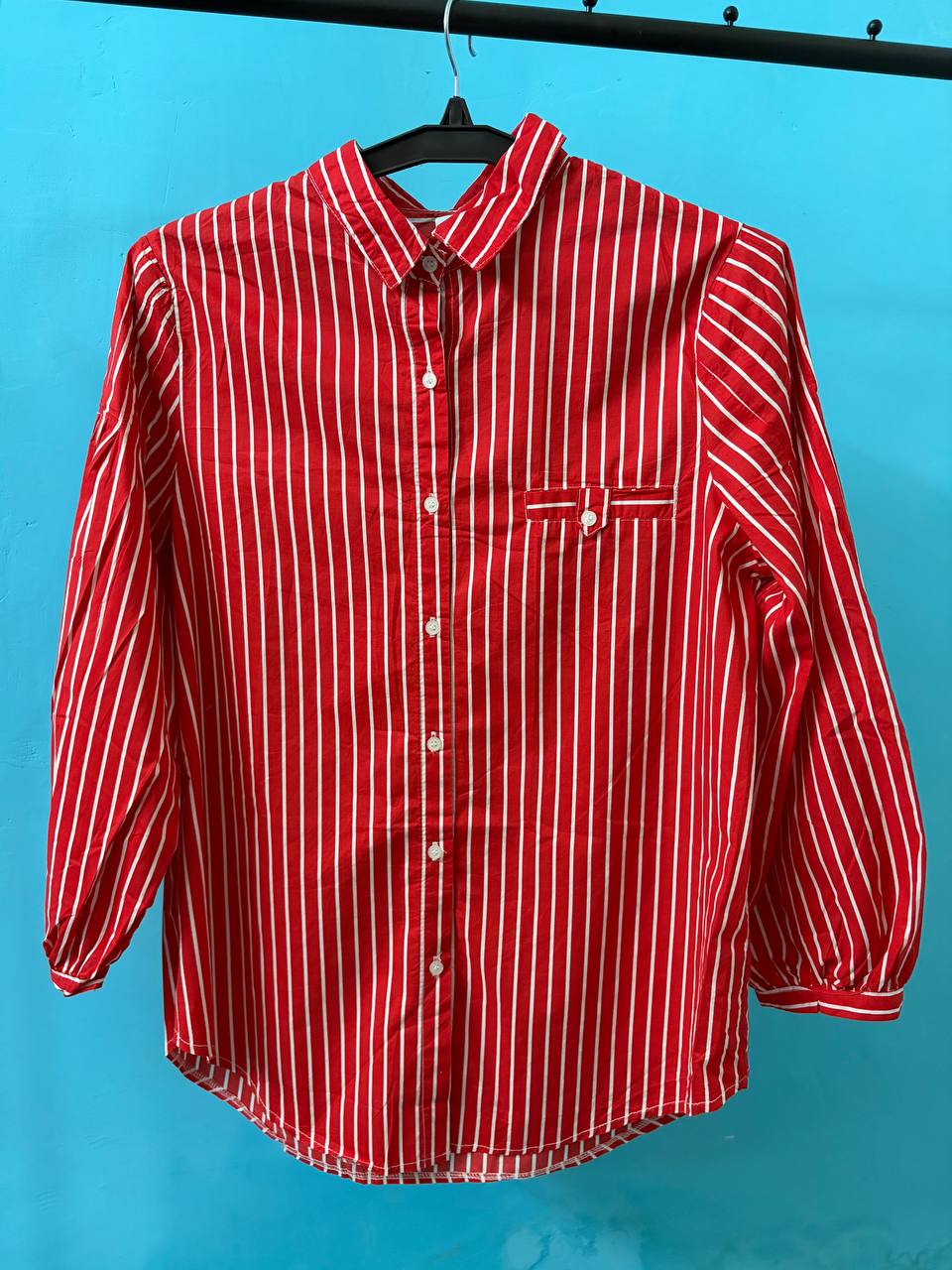 Red Striped Shirt (L)