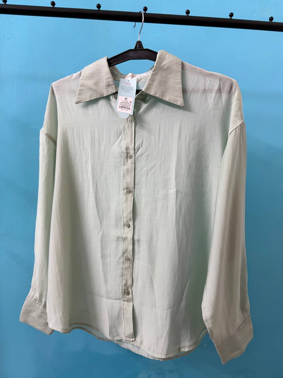 Light Mint Green Formal Shirt (L)